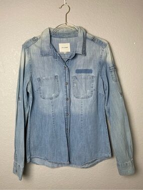 life in progress Light Blue Denim Shirt - Size M